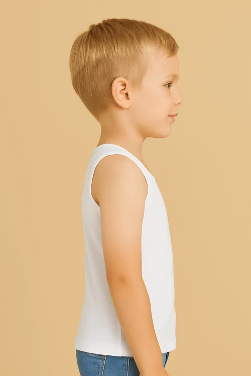 COTON STRETCH - Débardeur bébé léger et ajusté (3 pièces)