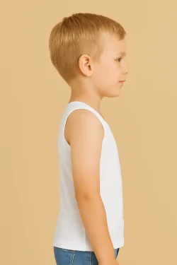 ALGODÓN ELÁSTICO - Camiseta de tirantes ligera y ajustada para bebé (3 piezas)