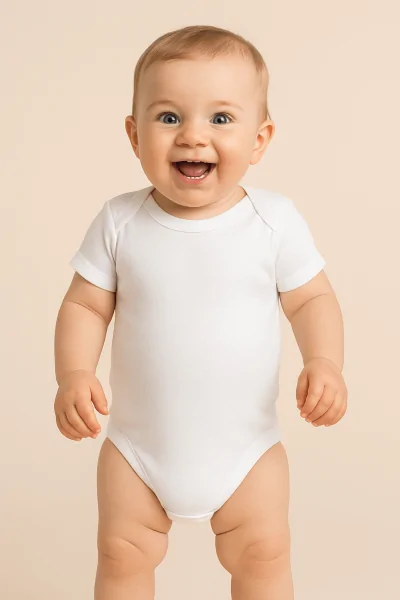 Body bébé à manches courtes