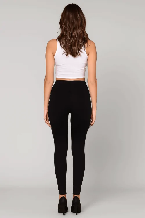 Leggings de mujer con inserción de encaje