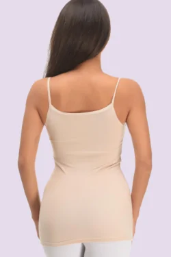 canottiera donna con Spallina sottile e cuciture invisibili - morbida e naturale