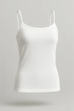 Camiseta de tirantes finos para mujer con costuras invisibles - Suave y natural