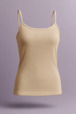 Débardeur femme à fines bretelles et coutures invisibles - Doux et naturel