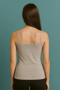 Débardeur femme à fines bretelles et coutures invisibles - Doux et naturel