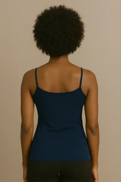 canottiera donna con Spallina sottile e cuciture invisibili - morbida e naturale