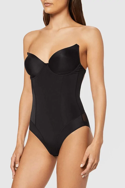 Body Copa C, corte láser y escote profundo – invisible y moldeador