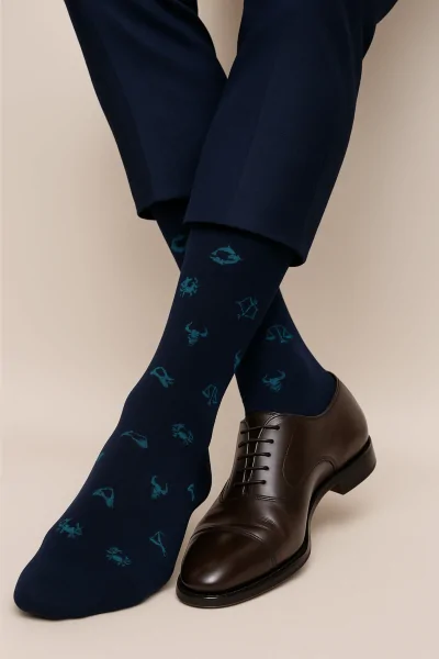 Chaussettes longues homme en fil d'Écosse – confort et maintien