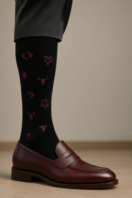 Men's long socks in lisle thread – comfort and support