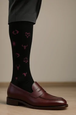 Men's long socks in lisle thread – comfort and support