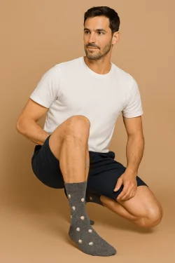 Calcetines de algodón de Escocia para hombre: comodidad italiana