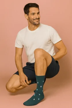 Calze corte uomo filo di scozia – comfort italiano
