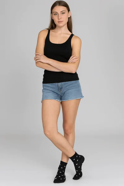 Chaussettes mi-mollet légères en coton – 6 paires, confortables et fraîches