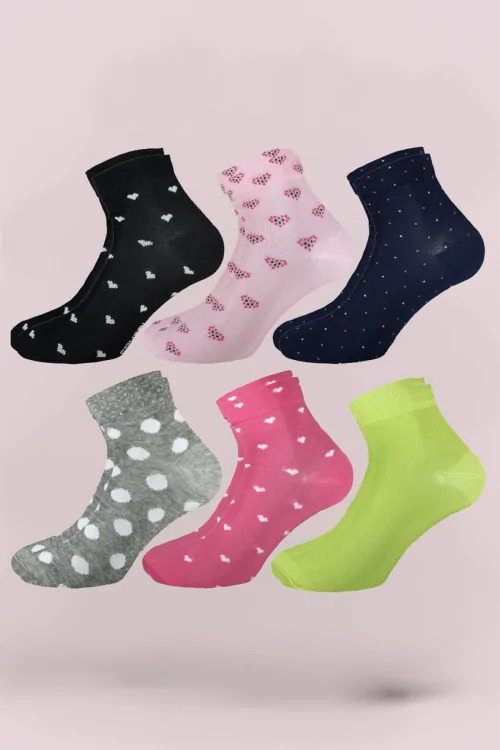 Calcetines deportivos ligeros de algodón: 6 pares, cómodos y frescos
