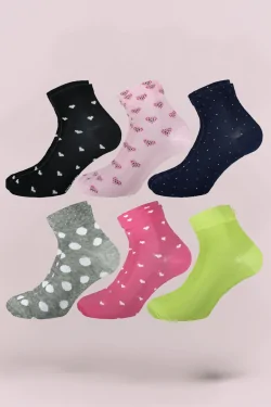 Calzini corti cotone leggero – 6 paia comodi e freschi