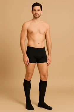 Chaussettes confort en coton pour homme – 3 paires, fabriquées en Italie
