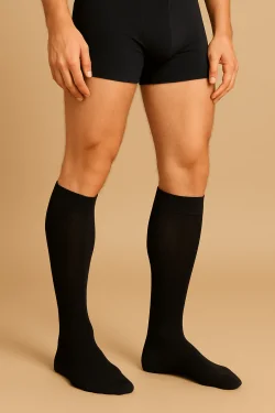 Bequeme Herrensocken aus Baumwolle – 3 Paar Made in Italy