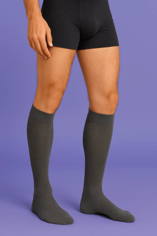 Chaussettes confort en coton pour homme – 3 paires, fabriquées en Italie
