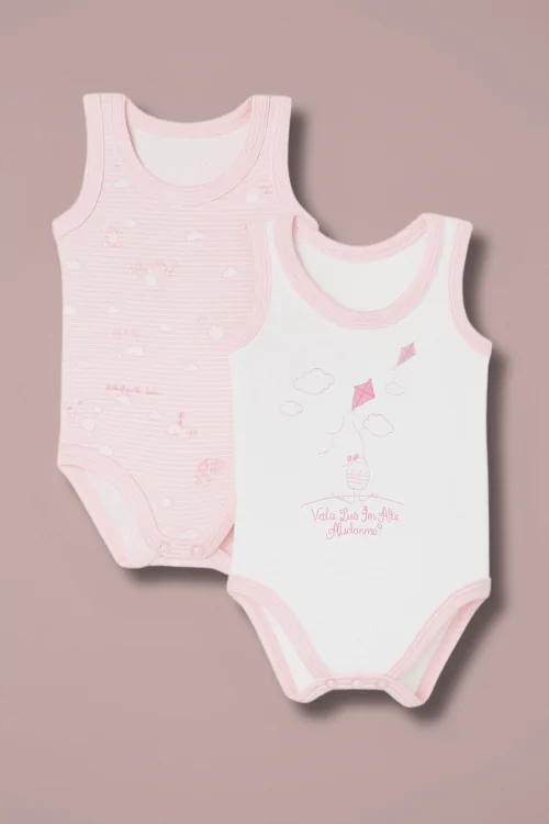 Body de verano para bebé en algodón – fresco y transpirable (2 piezas)