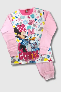 Pigiama bimba caldo Minnie – comfort inverno rosa 7 anni