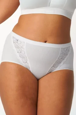 Sloggi schicke Baumwoll-Slips mit hoher Taille – Komfort und Haltbarkeit (2 Stück)