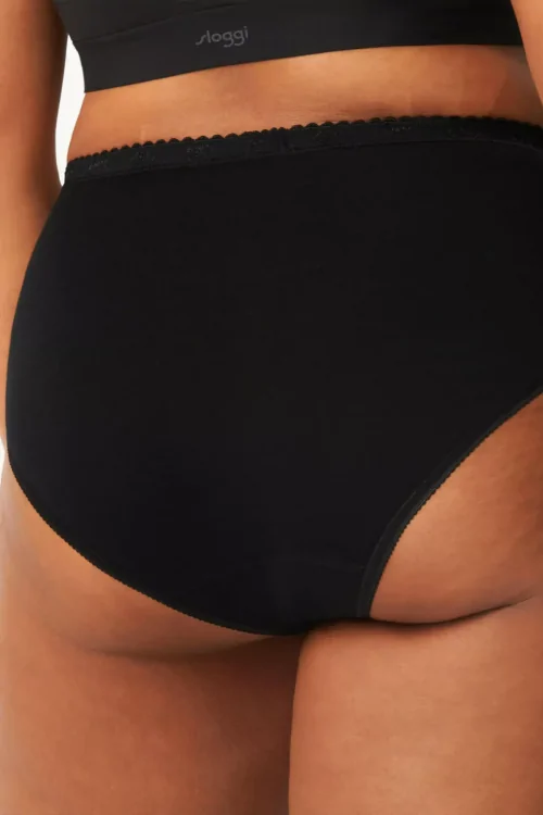 Slips mi-longs Sloggi en coton chic pour femme – Confort durable (lot de 2)