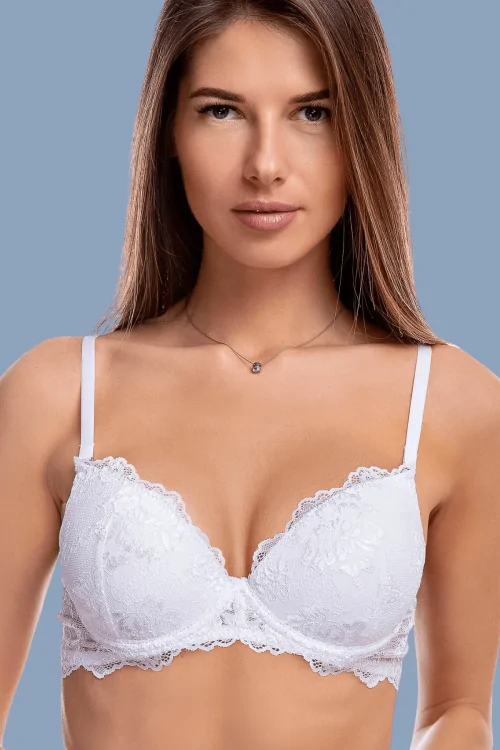 Sujetador push-up copa B +1 talla con gel invisible