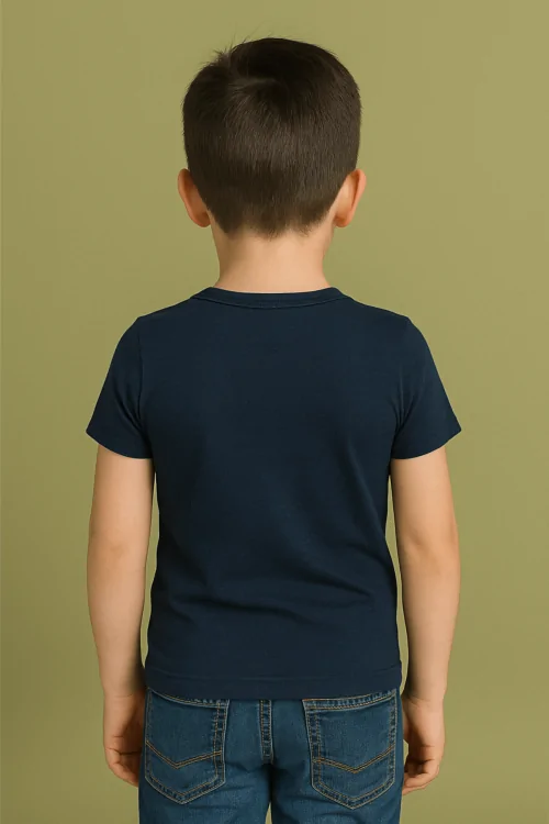 T-shirt ajusté en coton pour enfant – léger et frais (3 pièces)