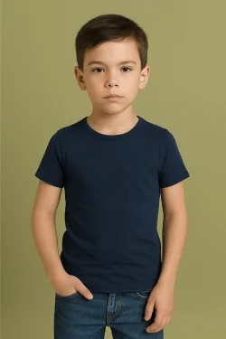 T-shirt ajusté en coton pour enfant – léger et frais (3 pièces)