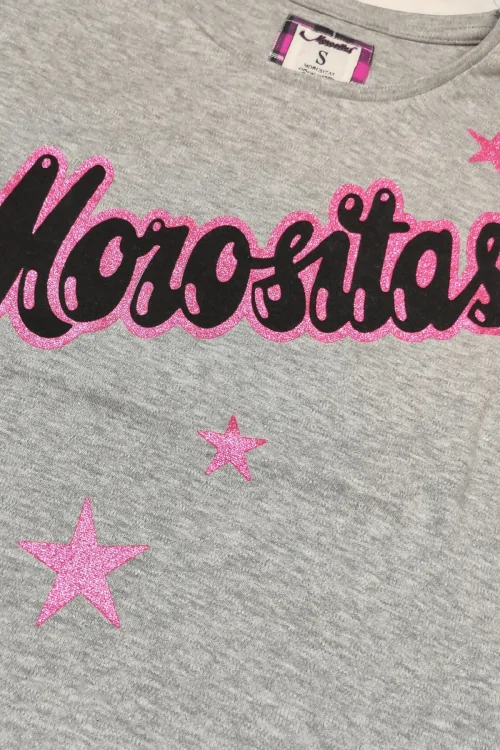 Pyjama pour fille Morositas – Gris chaud et vintage