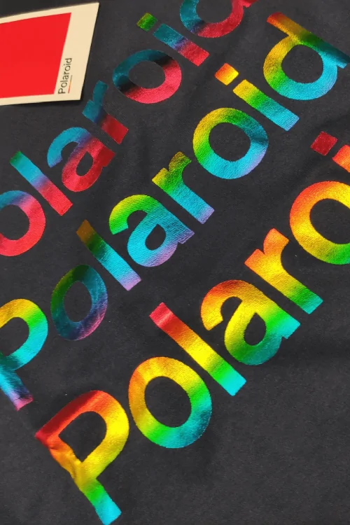 Pyjama Polaroid pour fille – Gris/Bleu vintage chaud