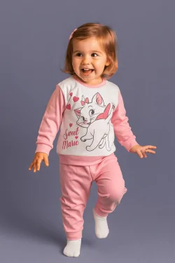 Warm baby girl pajamas – soft winter cotton