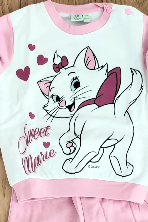Pijama cálido para niña – algodón suave de invierno
