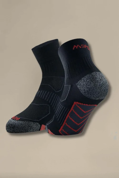 Calcetines profesionales para correr: antiampollas y transpirables.