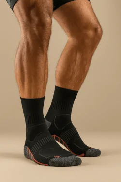 Calcetines profesionales para correr: antiampollas y transpirables.