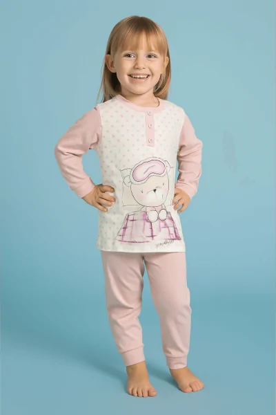 Pijamas de algodón cálido para niñas: cómodos para el invierno.