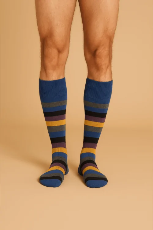 Chaussettes homme en laine cachemire – chaudes, douces, fabriquées en Italie