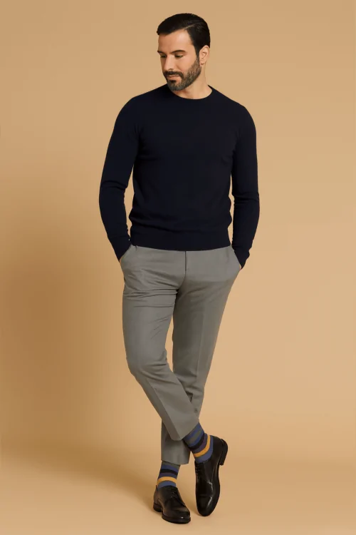 Chaussettes homme en laine cachemire – chaudes, douces, fabriquées en Italie