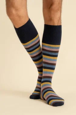 Lange Herrensocken aus Wolle und Kaschmir – Wärme und Komfort