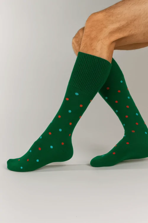 Lange Woll-Kaschmir-Socken für Herren – Wärmekomfort