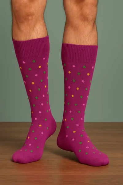 Lange Woll-Kaschmir-Socken für Herren – Wärmekomfort