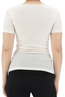 Damen Woll-Seidenpullover – weiter Ausschnitt und Komfort RAGNO