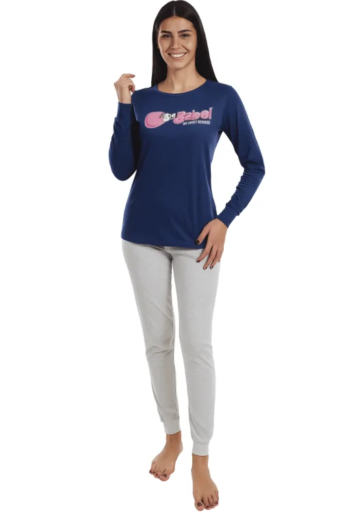 Pijama de algodón para niña Big Babol: comodidad de primavera