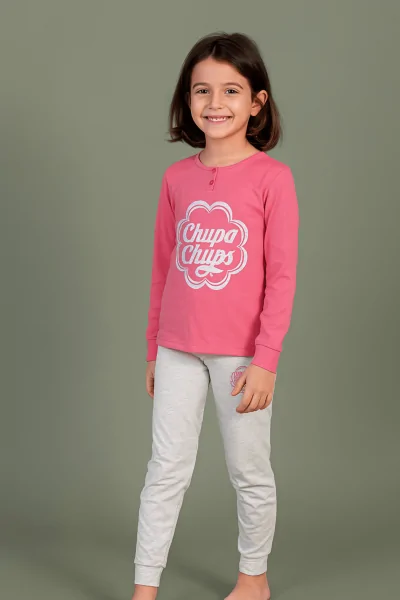 Pyjama Chupa Chups pour fille – Coton et confort printanier
