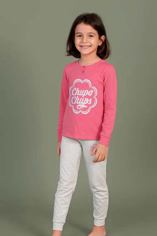 Chupa Chups Girls' Pajamas – Cotton and Spring Comfort