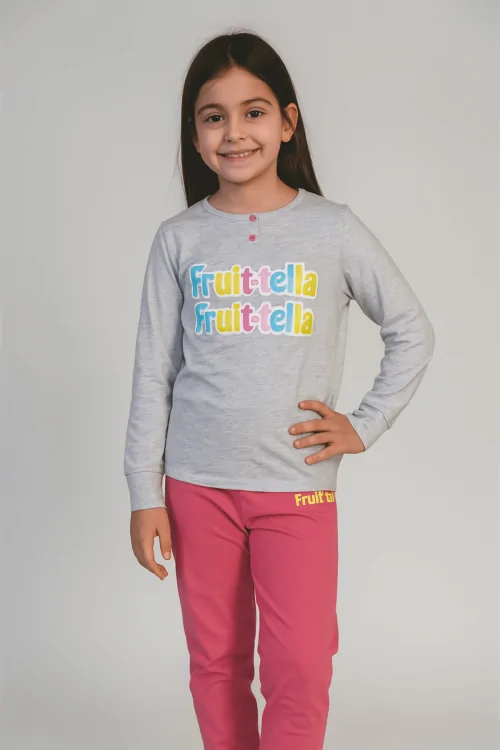 Fruittella cotton pajamas for girls – fresh and colorful