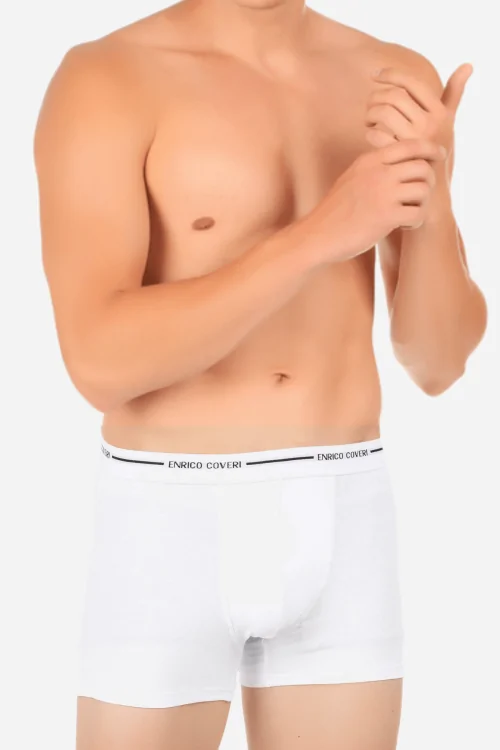 Boxer uomo cotone elastico – 3pz tinta unita comfort
