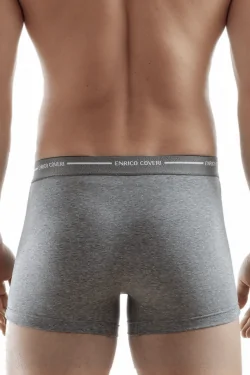 Boxer homme en coton élastique – 3 pièces confort uni