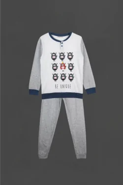 Pyjama léger en coton pour enfants – Imprimé et confort BE UNIQUE