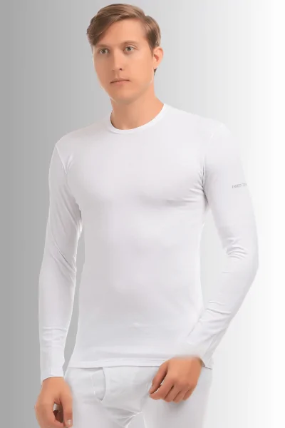 Maglia uomo manica lunga cotone elasticizzato – sottogiacca