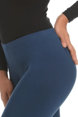 Leggings courts en coton extensible pour femme - Différentes couleurs